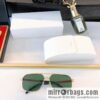 PRADA three-dimensional lettering engraved unisex sunglasses