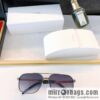 PRADA three-dimensional lettering engraved unisex sunglasses