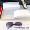 PRADA three-dimensional lettering engraved unisex sunglasses