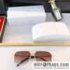 PRADA three-dimensional lettering engraved unisex sunglasses