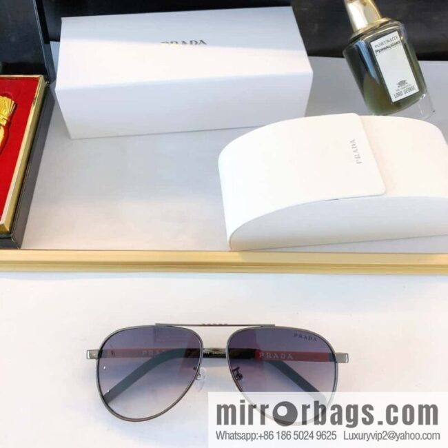Prada colloid brand logo pilot toad mirror