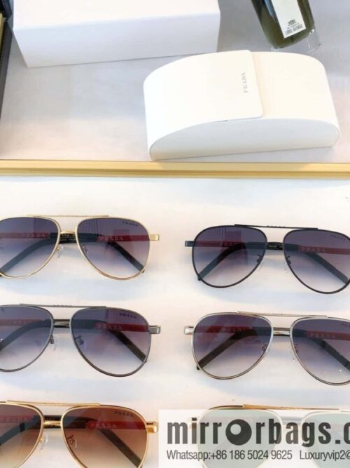 Prada colloid brand logo pilot toad mirror
