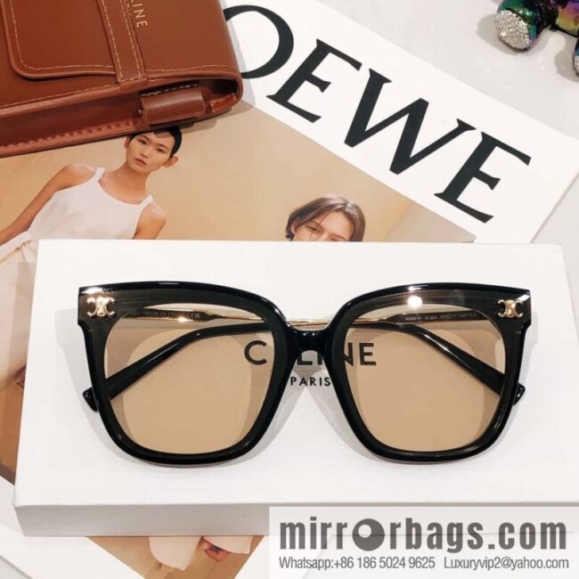 CELINE Celine Arc de Triomphe temple letter logo unisex sunglasses
