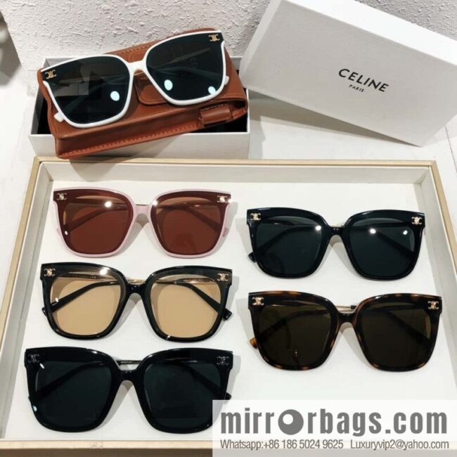 CELINE Celine Arc de Triomphe temple letter logo unisex sunglasses