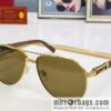 Cartier Metal Frame Unisex Sunglasses