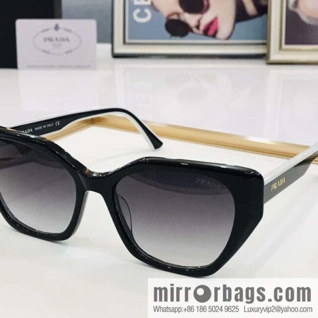 Prada large frame unisex sunglasses