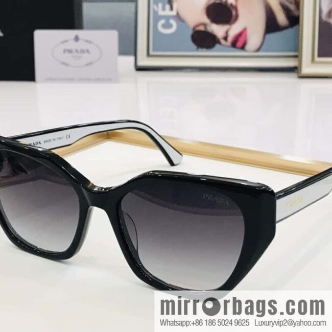 Prada large frame unisex sunglasses