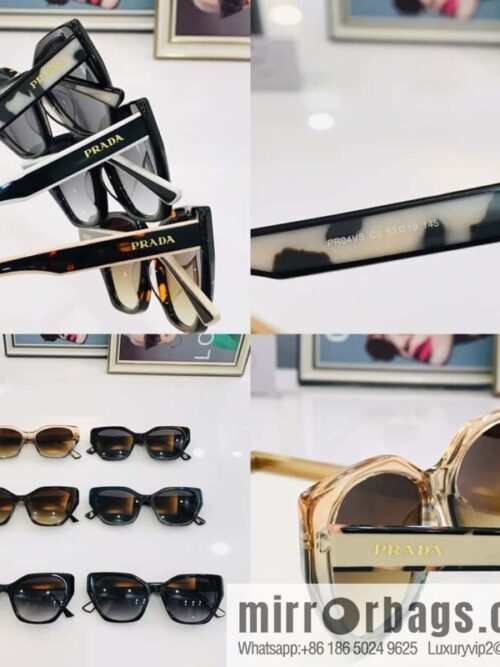 Prada large frame unisex sunglasses