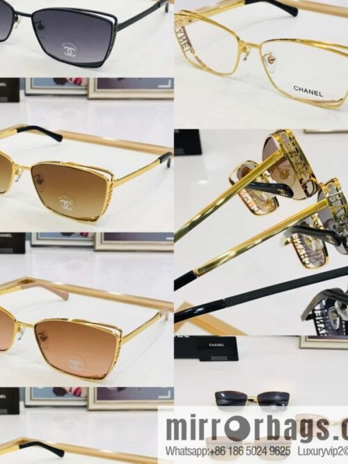 Chanel hollow frame women\'s sunglasses