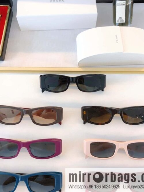Prada 3D cut temple sunglasses