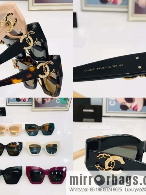 Chanel large frame unisex sunglasses