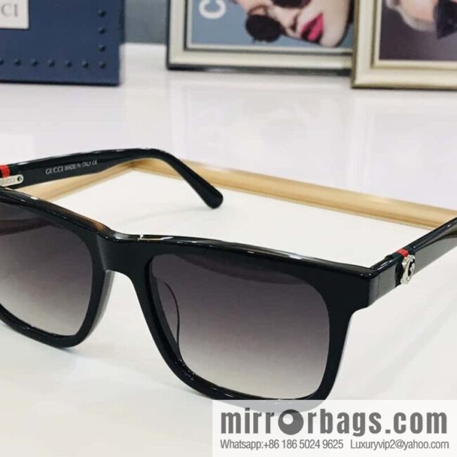 GUCCI Gucci Perfect Plate Frame Unisex Sunglasses