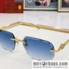 Cartier Frameless Trimmed Unisex Sunglasses