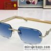 Cartier Frameless Trimmed Unisex Sunglasses