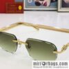 Cartier Frameless Trimmed Unisex Sunglasses