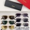 Cartier Metal Frameless Unisex Sunglasses
