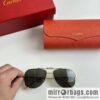 Cartier Metal Frame Unisex Sunglasses Cartier