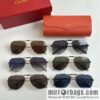 Cartier Metal Frame Unisex Sunglasses Cartier