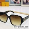 LV Louis Vuitton Plate Frame Unisex Sunglasses