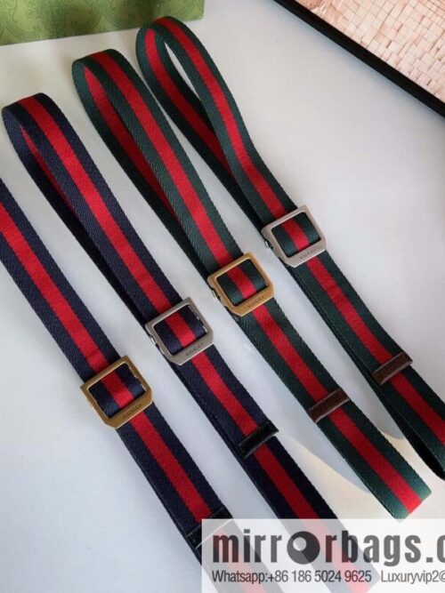 wsxc1694633576106_0-800x800vub3jtkkzoe19973_20250625205423.jpg Gucci22FW Rectangle Buckle Blue Red Ribbon Belt