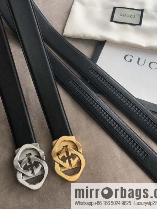 wsxc1694633944172_0-800x80013py1fczvkf19936_20250625205327.jpg GUCCI 3.5cm men\'s exquisite large double G rhombus automatic buckle, double-sided first-layer cowhide belt