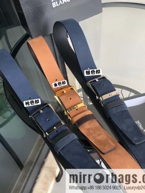 wsxc1694701739600_0-800x800rzf0gb1f1mb19818_20250625205015.jpg MONTBLANC Montblanc 3.5cm suede color-changing leather with the first layer of swinging cowhide pin buckle belt