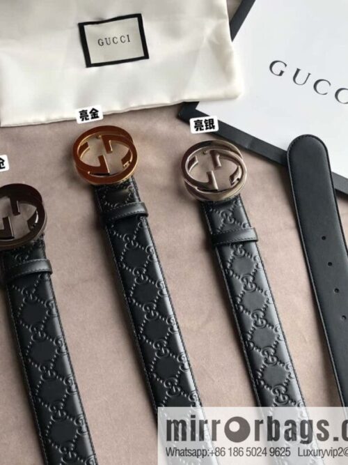 wsxc1694702542302_0-800x800tqbekpkhzca19767_20250625204856.jpg Gucci/Gucci Men\'s Interlocking Double G Metal Buckle Belt 4.0CM