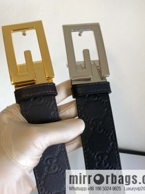wsxc1694817338412_0-800x8002kjumr425zn19554_20250625204331.jpg GUCCI 3.5cm new G rotating metal clip buckle with first-layer cowhide embossed belt