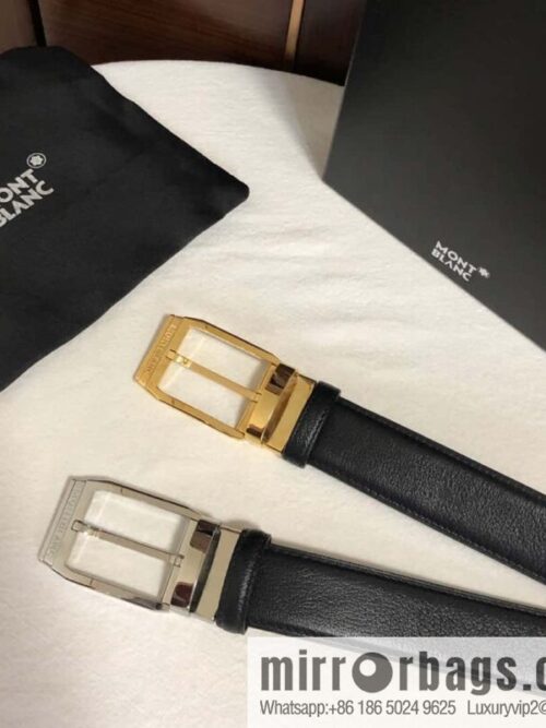 wsxc1695060984911_0-800x800p2dcbdh0tpi19192_20250625203423.jpg MONTBLANC Montblanc, top layer cowhide sheep texture 3.5cm needle metal buckle men\'s belt