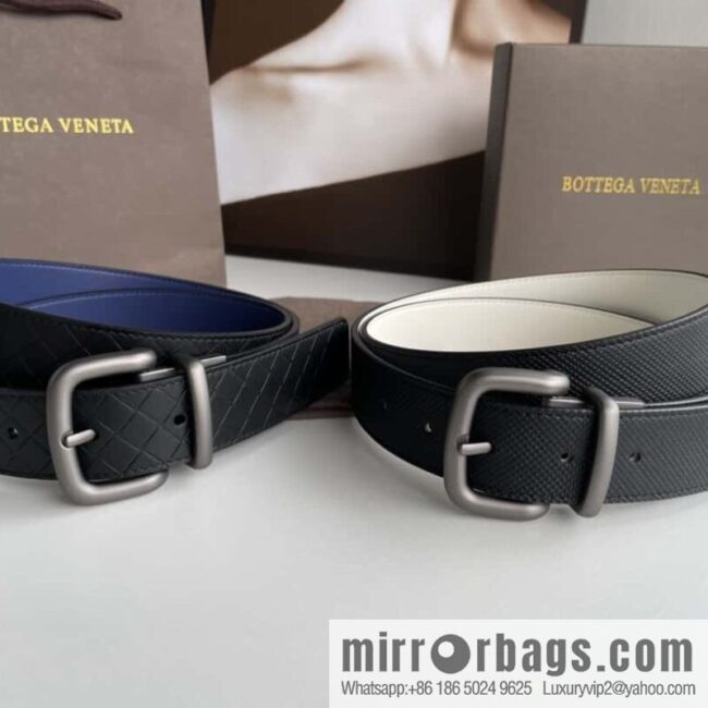 Bottega Veneta, classic weave, cowhide belt 3.5cm