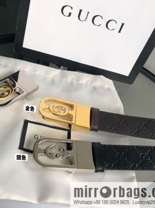 wsxc1695581173356_0-800x800sbe1eyyeiya18544_20250625201802.jpg Gucci Gucci interlocking G-buckle first layer cowhide embossed belt 3.5cm