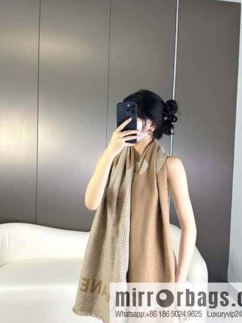 wsxc1697643174120_0-800x800ac52nxfdjl532689_20250626031223.jpg CHANEL Grandma Xiang tail order new 23B thousand bird grid color matching cashmere scarf
