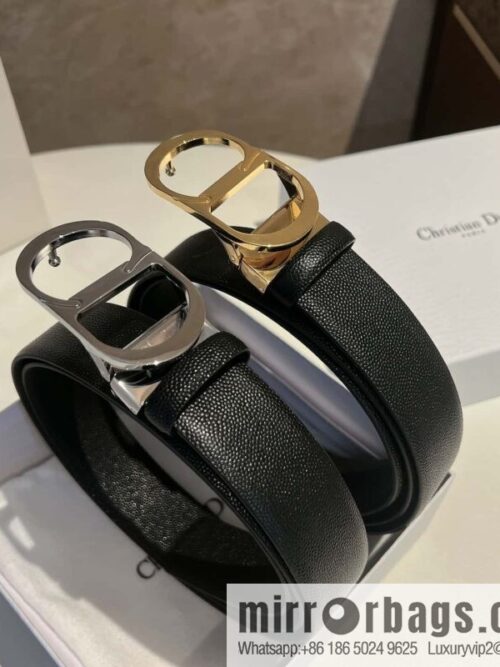 wsxc1698248110775_0-800x800tspabg3woub5116_20250625120302.jpg Dior, Classic Metal CD Buckle, Pearl Textured Cowhide Belt 3.5cm