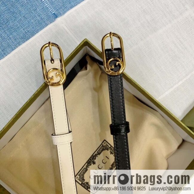 GUCCI slim version, boutique small belt 1.5cm