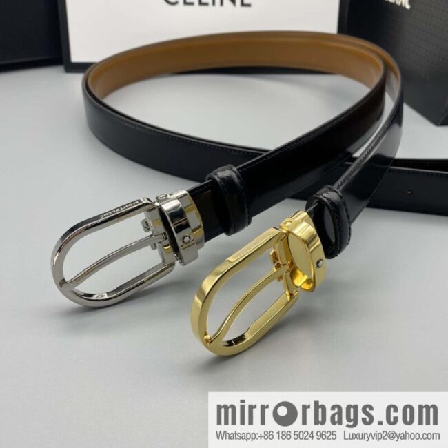 MONTBLANC Montblanc, pin metal, men\'s belt width: 3.0