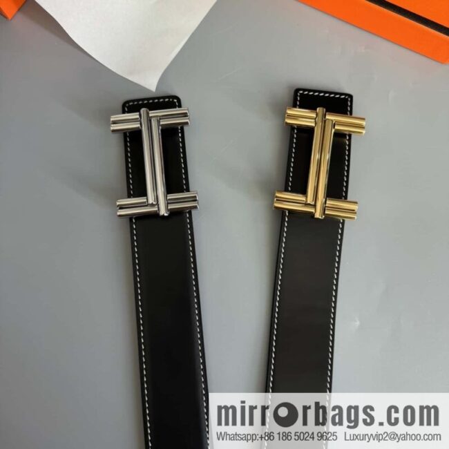 Hermes Hermes, double-sided delicate cowhide belt 38mm