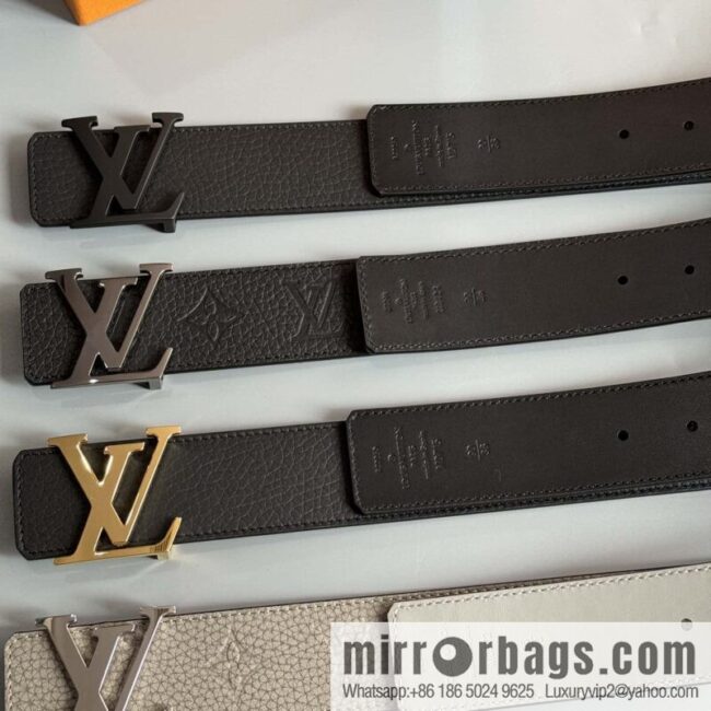 LV/Louis Vuitton Shape MNG Climbing Double Sided Belt 40mm