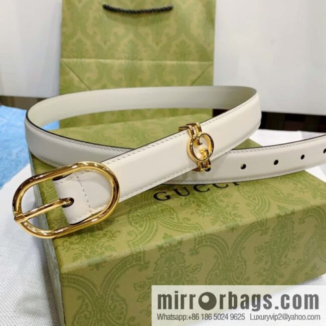 GUCCI 2024 early spring series women\'s belt 2.5cm