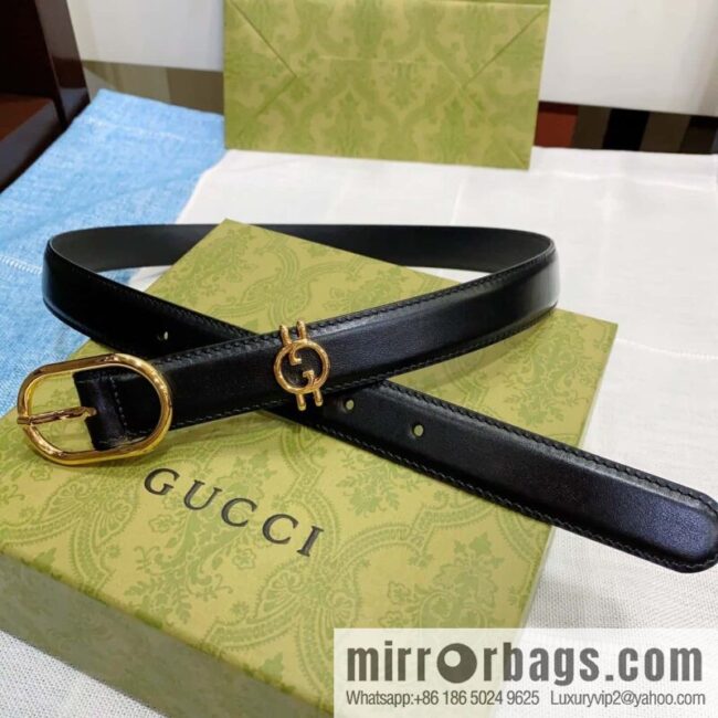 GUCCI 2024 early spring series women\'s belt 2.5cm