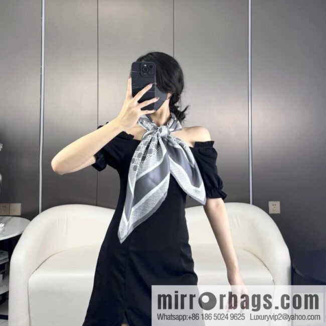 Dior silk scarf