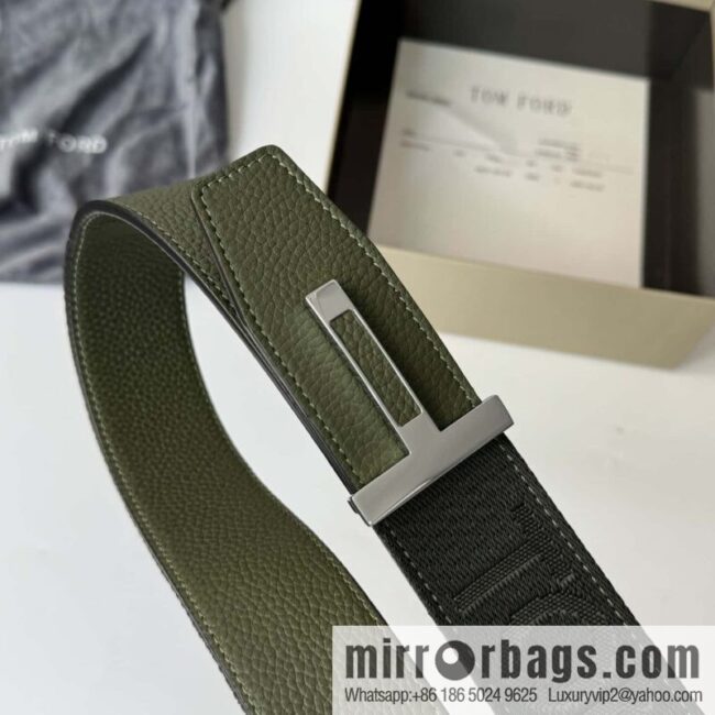 TOMFORD Tom Ford, Men\'s T-Buckle Double-Sided Belt 4.0CM