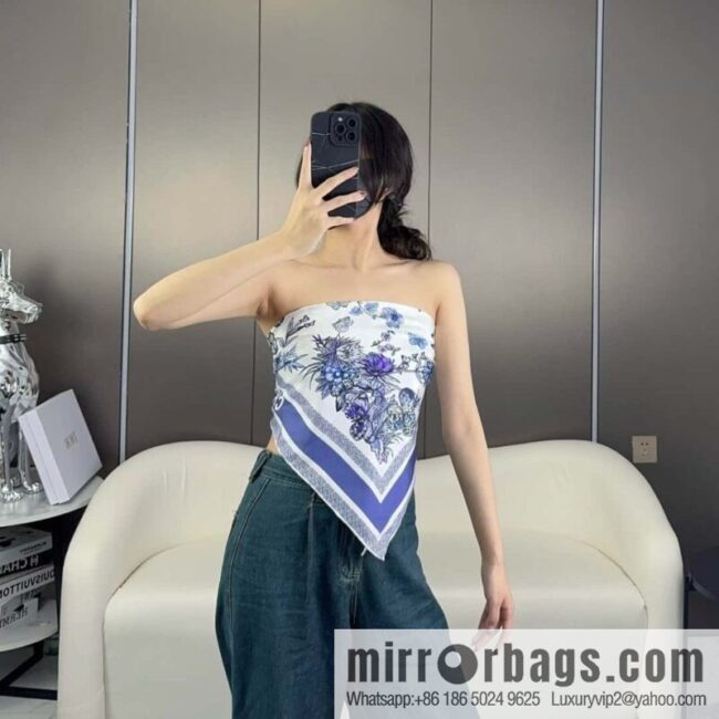 DIOR mexican flowers, silk scarves