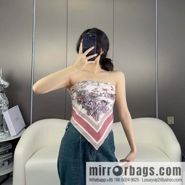 DIOR mexican flowers, silk scarves