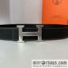 Hermes, Men\'s Double-Sided Lychee Belt 38mm