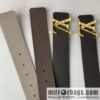LV Men\'s Belt DamierLV Double Sided Belt 4.0mm m0458