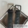 Bottega Veneta\'s latest woven style belt 3.5cm