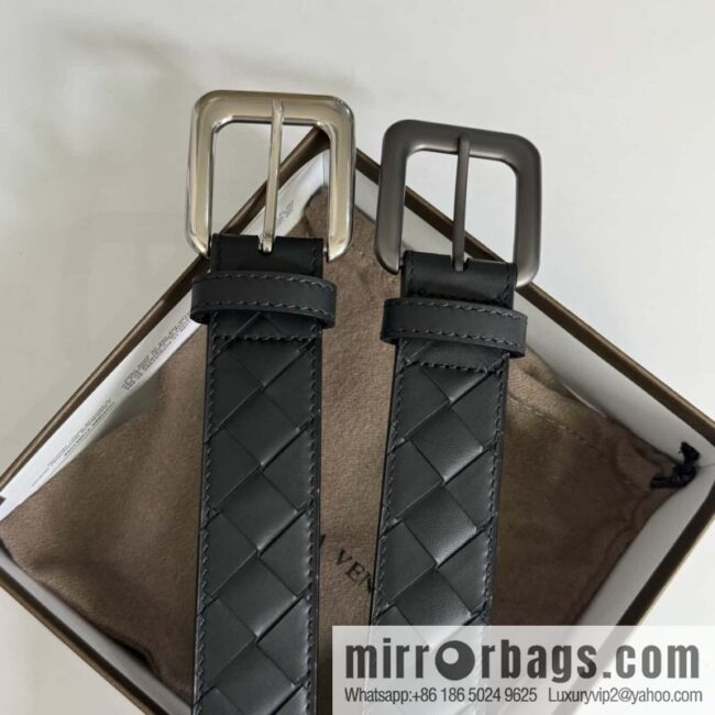Bottega Veneta\'s latest woven style belt 3.5cm
