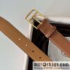 Hermes new stylish and comfortable pin buckle cowhide belt 35mm
