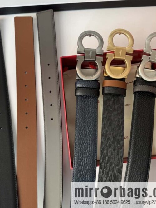 wsxc1716562665095_1-800x800x4duoqabxn52932_20250625025831.jpg Ferragamo Ferragamo, exquisite 8-character metal brushed clip buckle cowhide belt 3.5CM