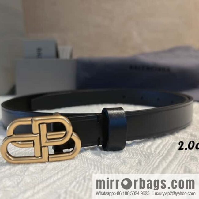 BALENCIAGA Balenciaga, lock BB belt 2.5CM